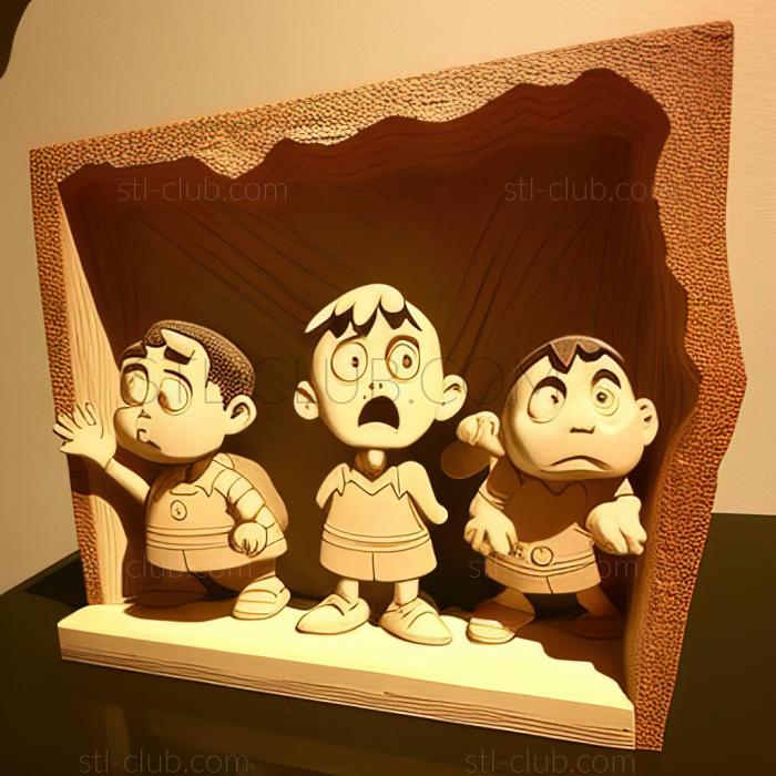 3D модель Crayon Shin chan Yoshito Usui UY Team (STL)